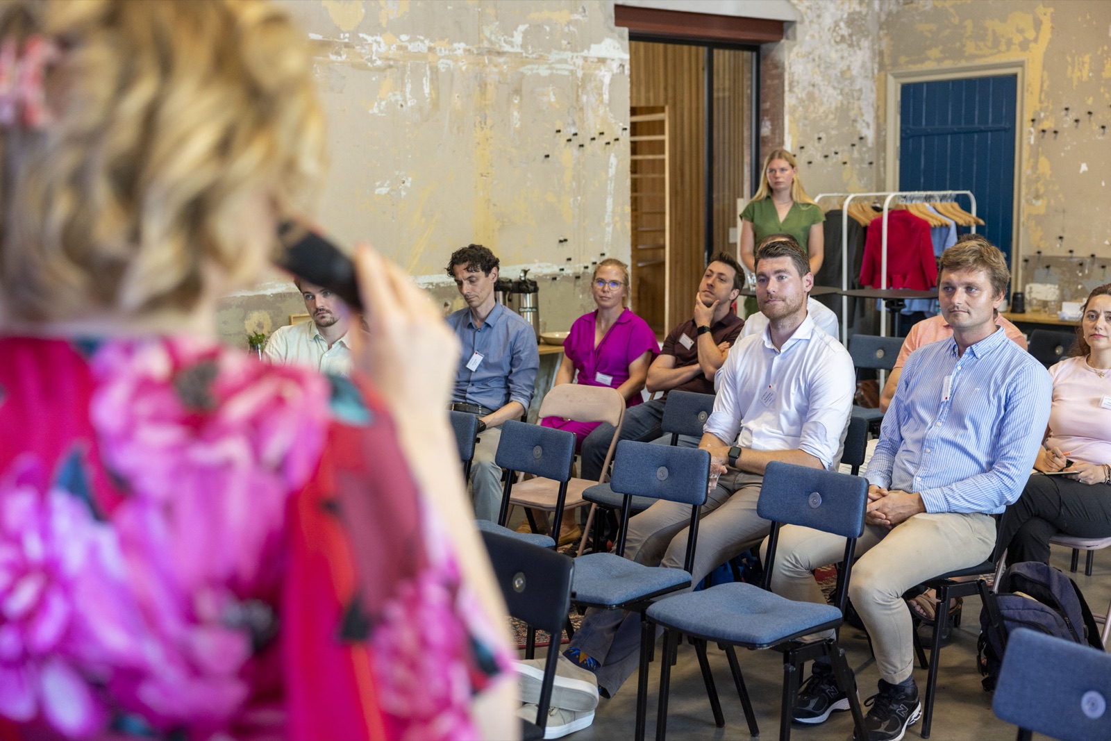 Roxanne speaking to an audience